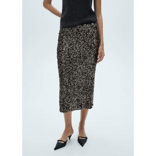 MANGO XJAVI Pailletten Midirock  