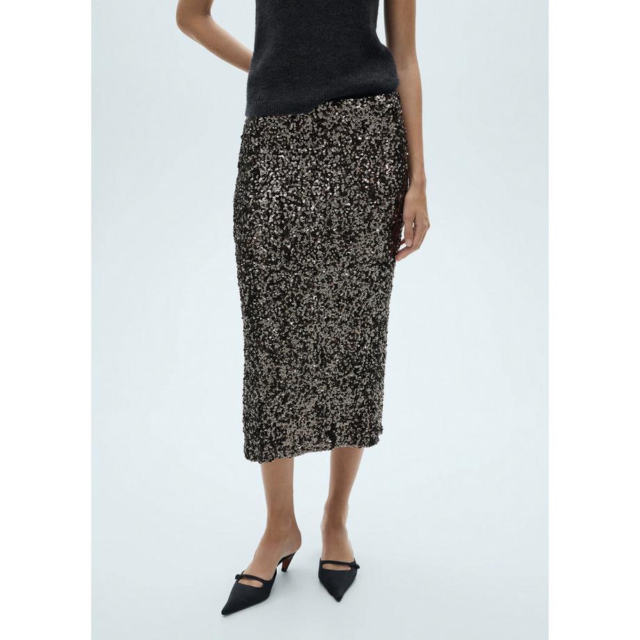 MANGO XJavi Pailletten Midirock  