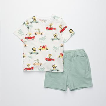 Set, top e shorts