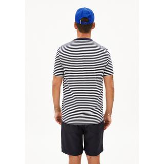 ARMEDANGELS Maarkos Stripes T-Shirt Maniche Corte  