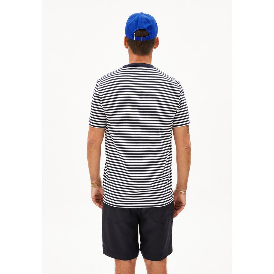 ARMEDANGELS Maarkos Stripes T-Shirt Maniche Corte  