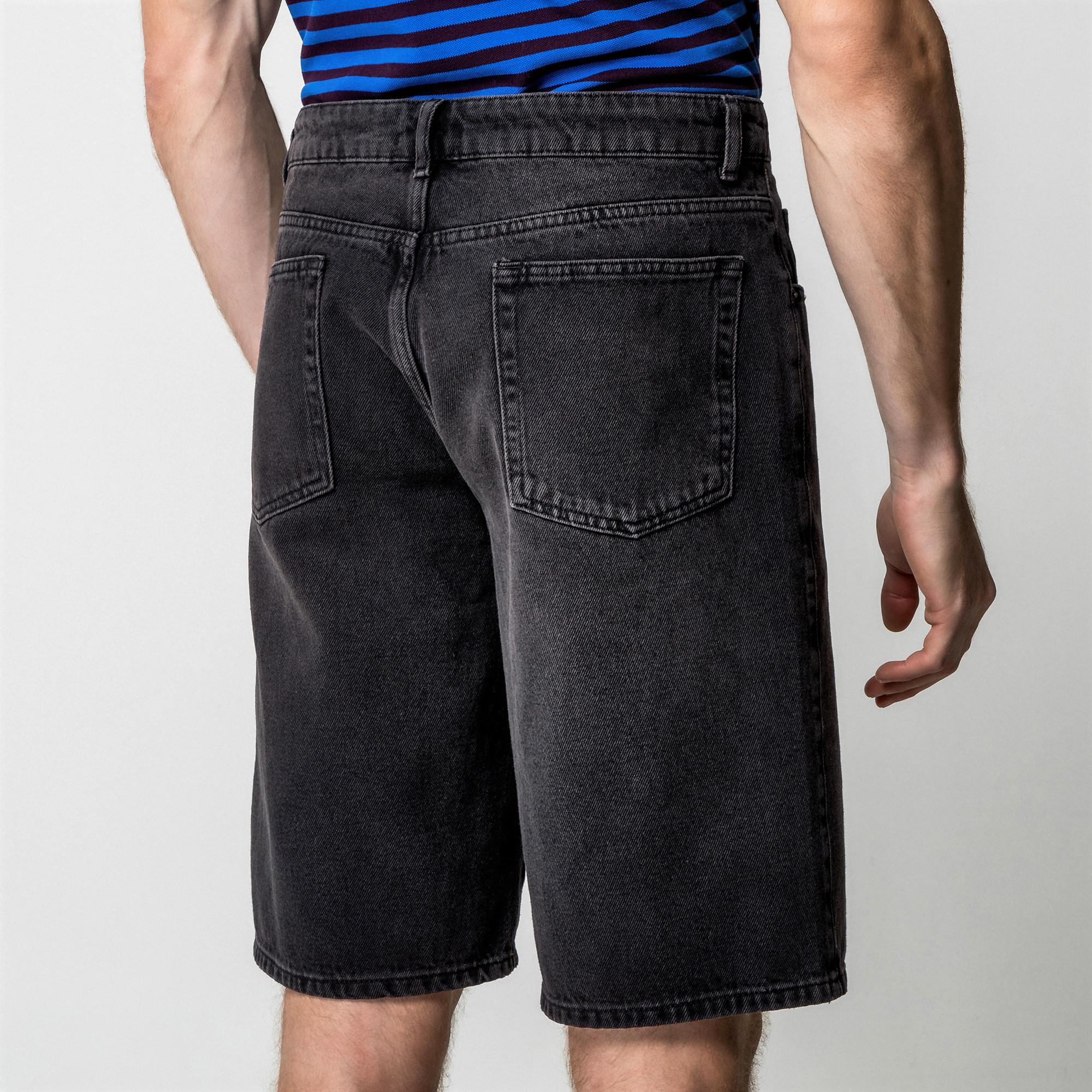 Manor Man Short in denim Regular Fit  