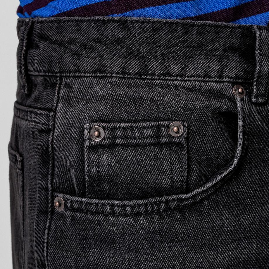 Manor Man Short in denim Regular Fit  