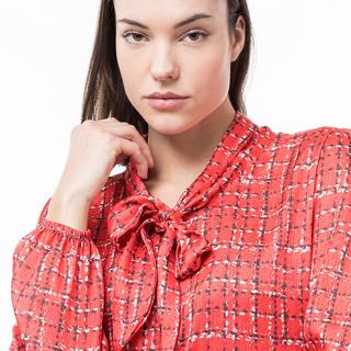 Manor Woman Chemisier Col Châle Motif Fantaisie  