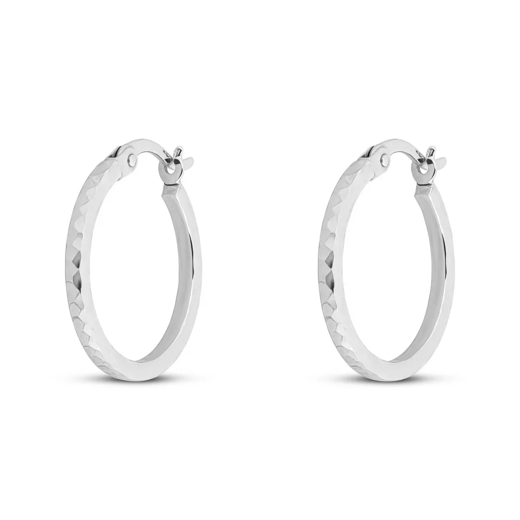 L' Atelier Gold 18 Karat by Manor - Ohrringe, One Size, Weissgold 6