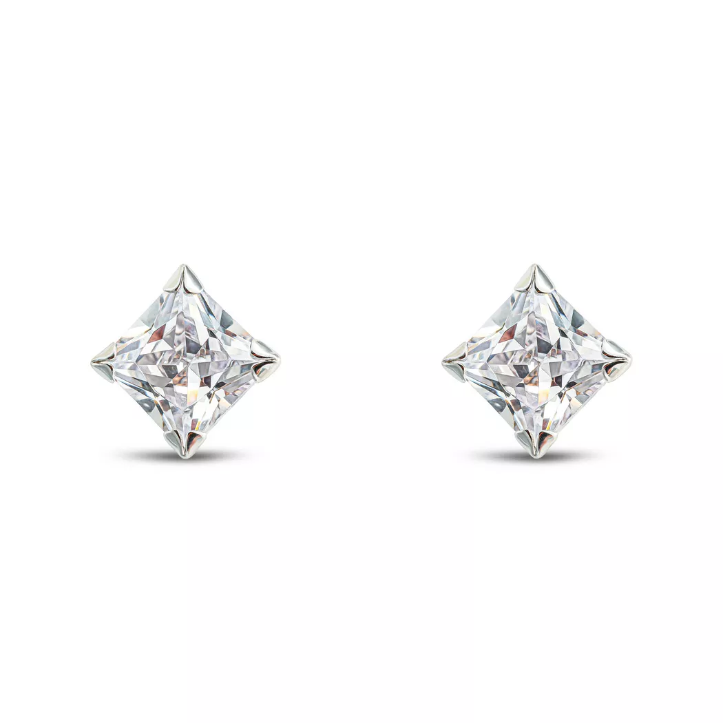 L' Atelier Gold 18 Karat by Manor - Ohrringe, One Size, Weissgold 7