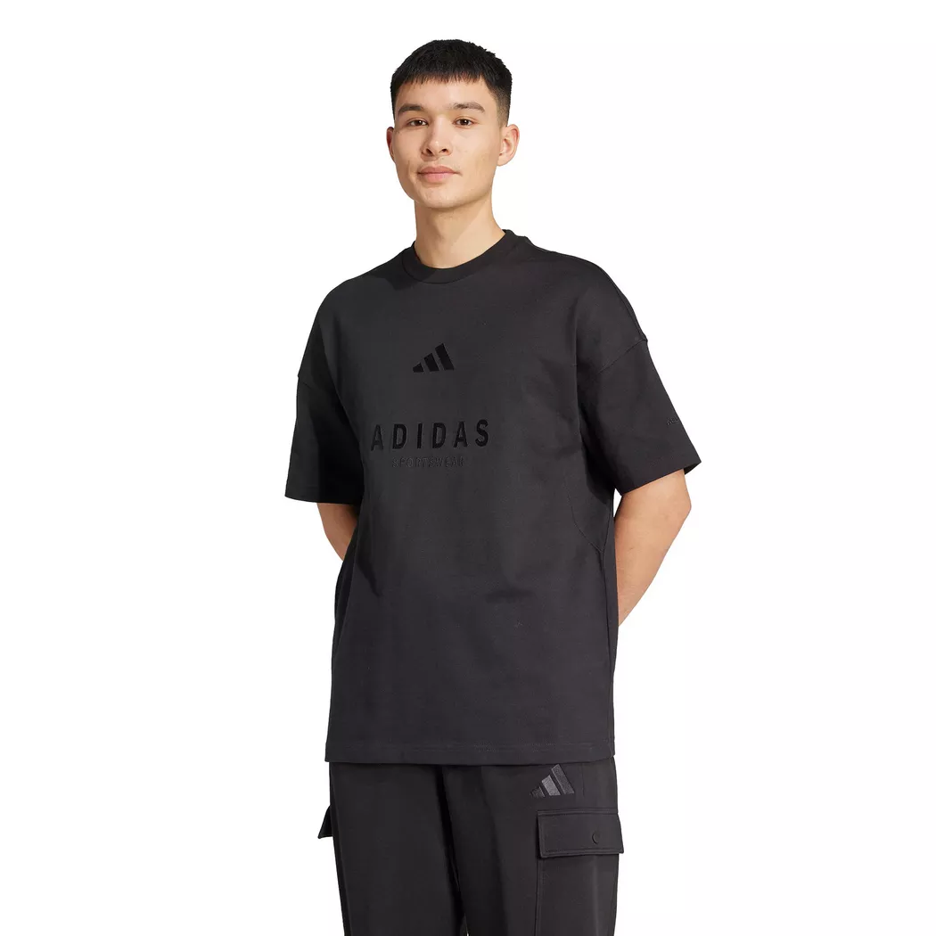 Adidas T-shirt à Manches Courtes All Szn Embroidered Graphics Black S Homme