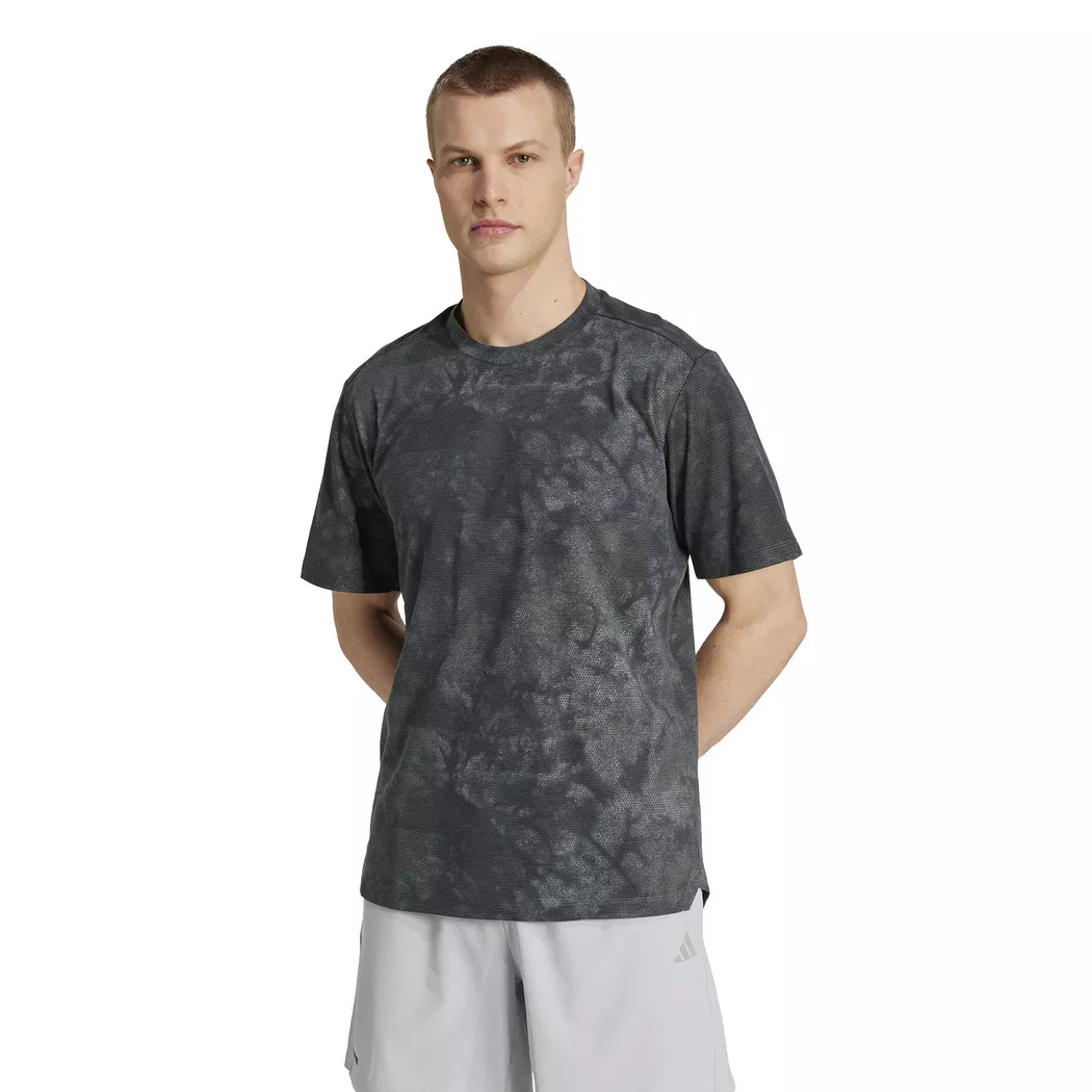 Adidas T-shirt à Manches Courtes Power Graphic Grey / Grey Six / Black S