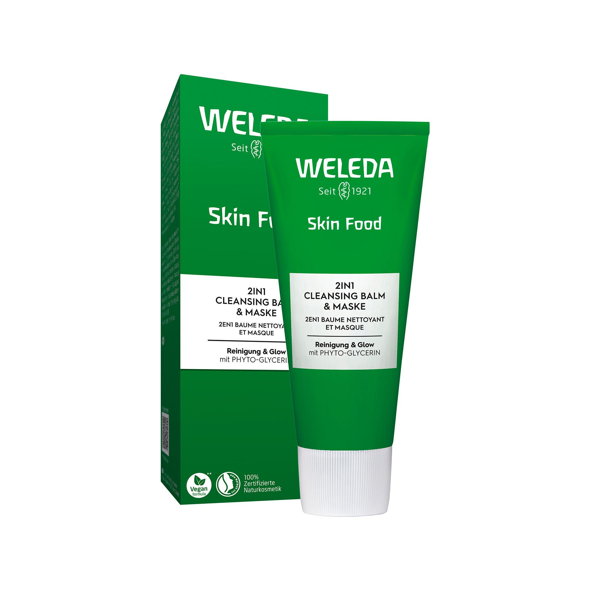 WELEDA  Skin Food 2en1 Baume Nettoyant ET Masque  