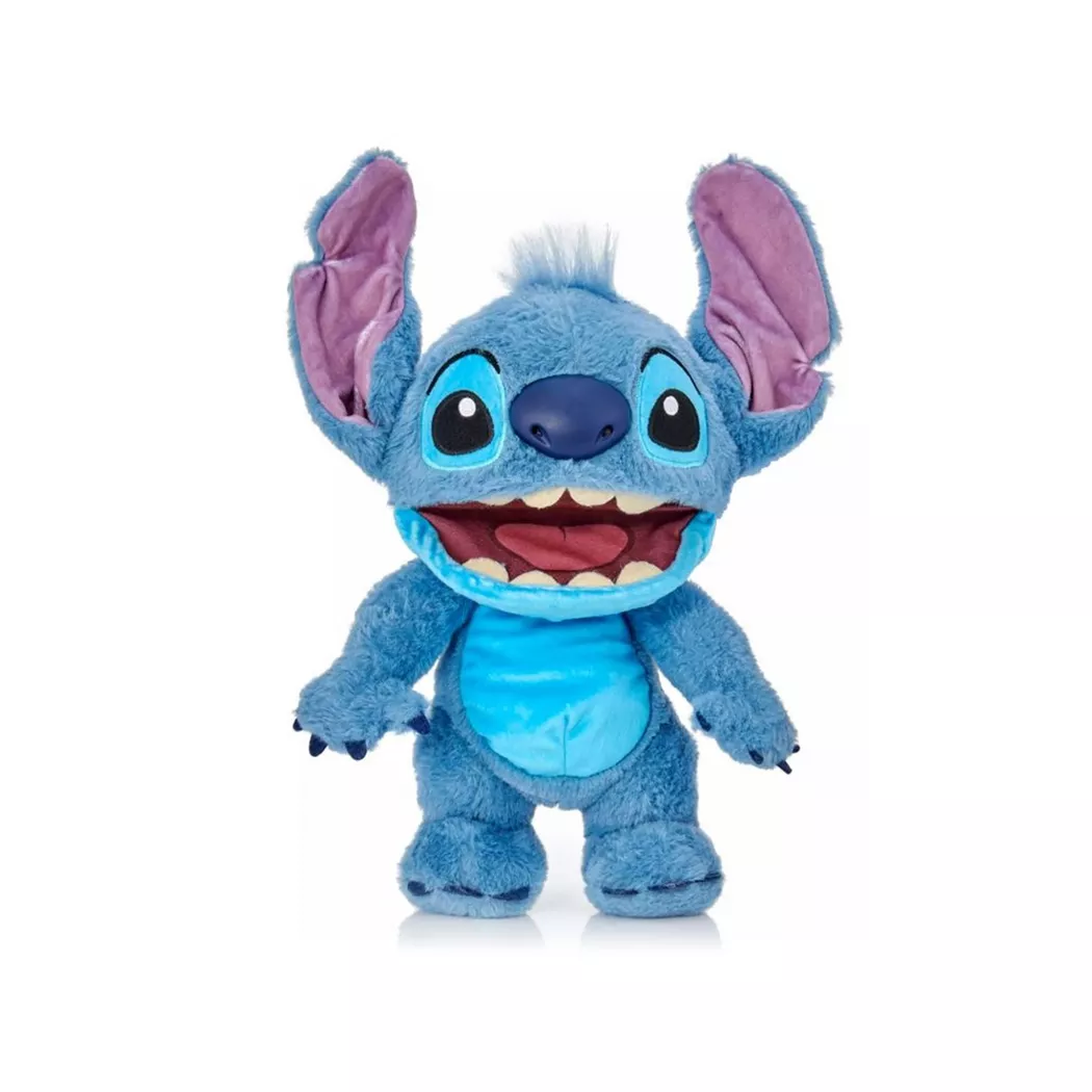 Sombo - Chatty Stitch Lilo & Stitch Puppetronic, 30cm, Blau