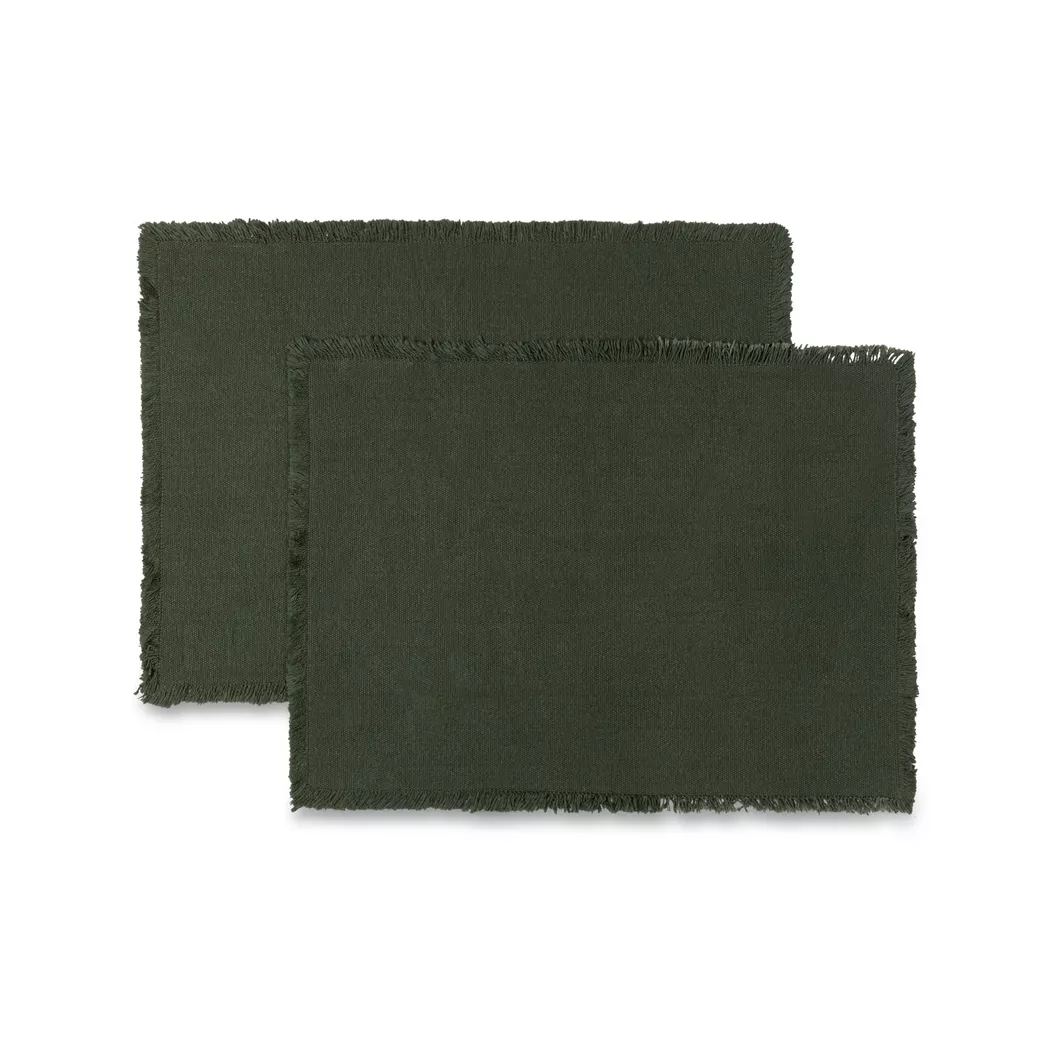 Manor - Tischset, 2 Stück, 35X48CM, Dunkelgrün