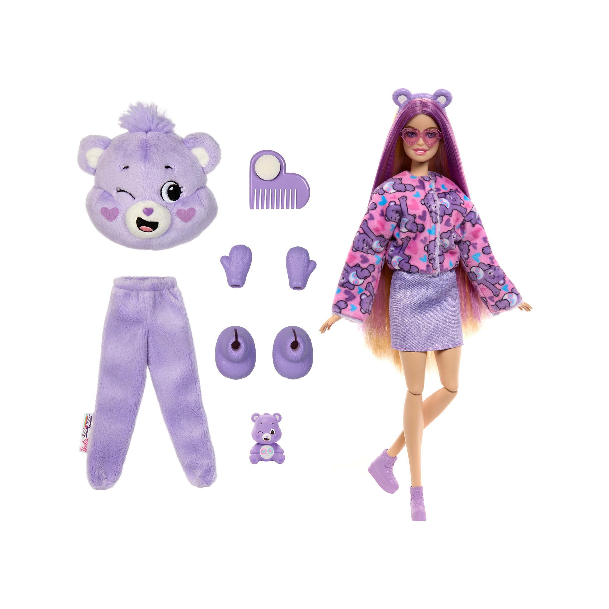 Barbie  Cutie Reveil Care Bears Puppe violet 