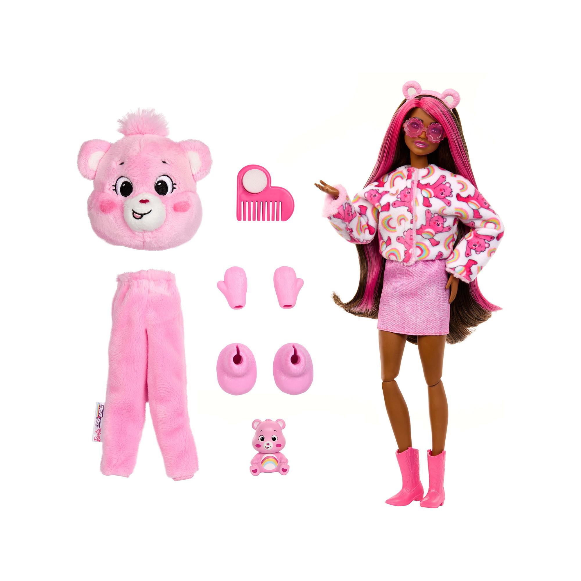 Barbie  Cutie Reveil Care Bears Puppe rosa 