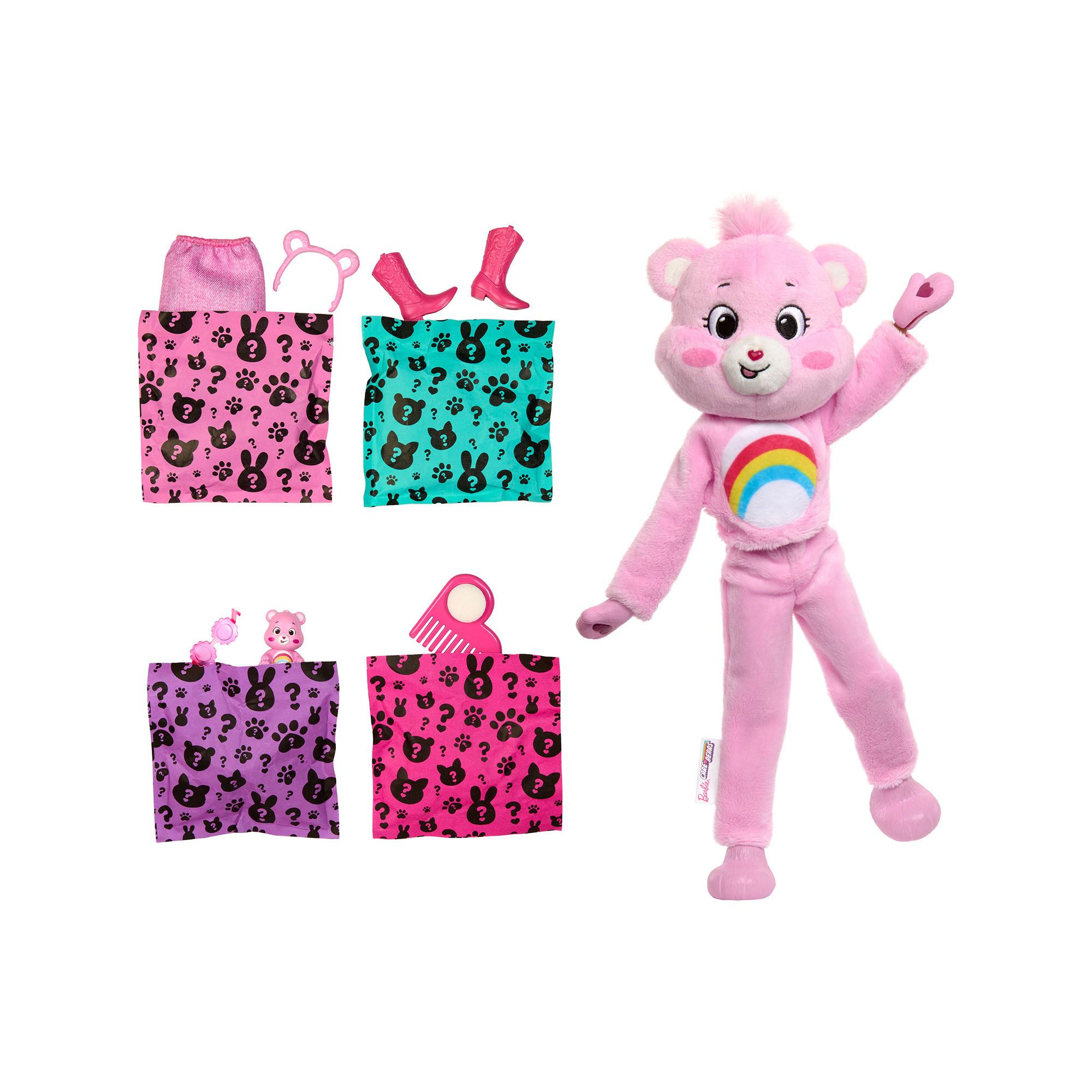 Barbie  Cutie Reveil Care Bears Puppe rosa 