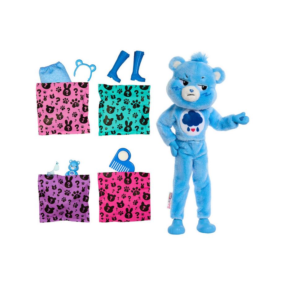 Barbie  Cutie Reveil Care Bears Puppe blau 