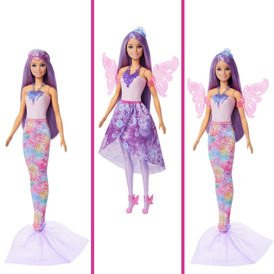 Barbie  3-in-1 Fantasy Puppe 