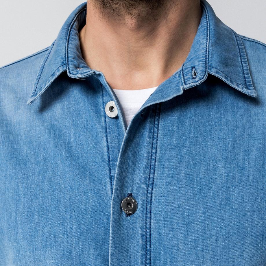 Manor Man Langarm Jeanshemd  