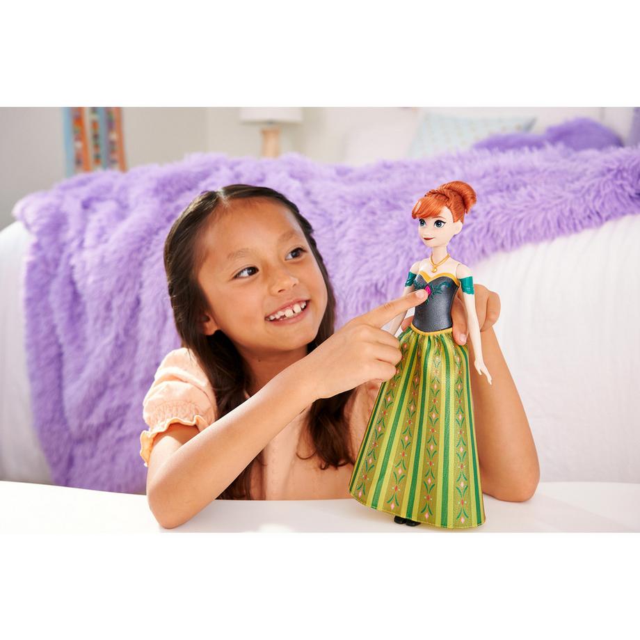 Mattel  Disney Die Eiskönigin Singende Puppe Anna  (D, I, E, F) 
