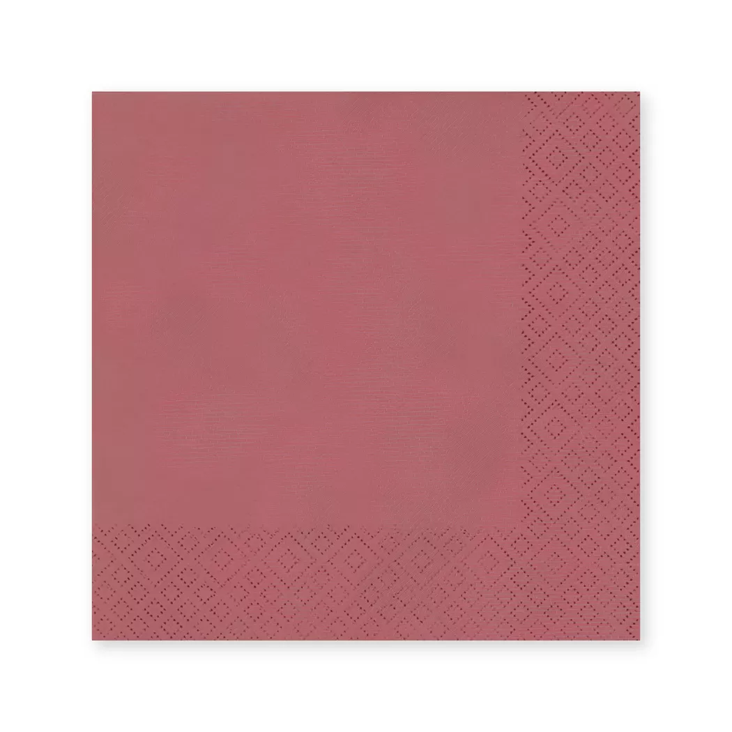 Ihr - Servietten,12 Stück, 40cm, Rot