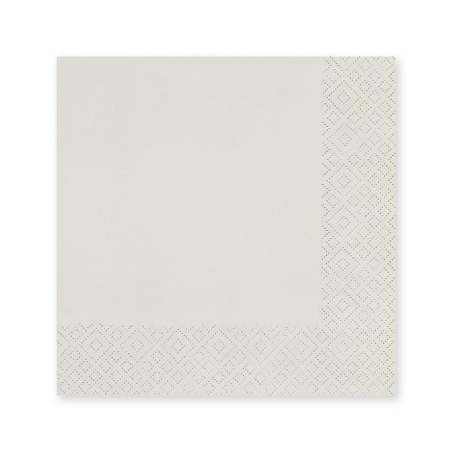 Ihr Servietten,12 Stück Uni 