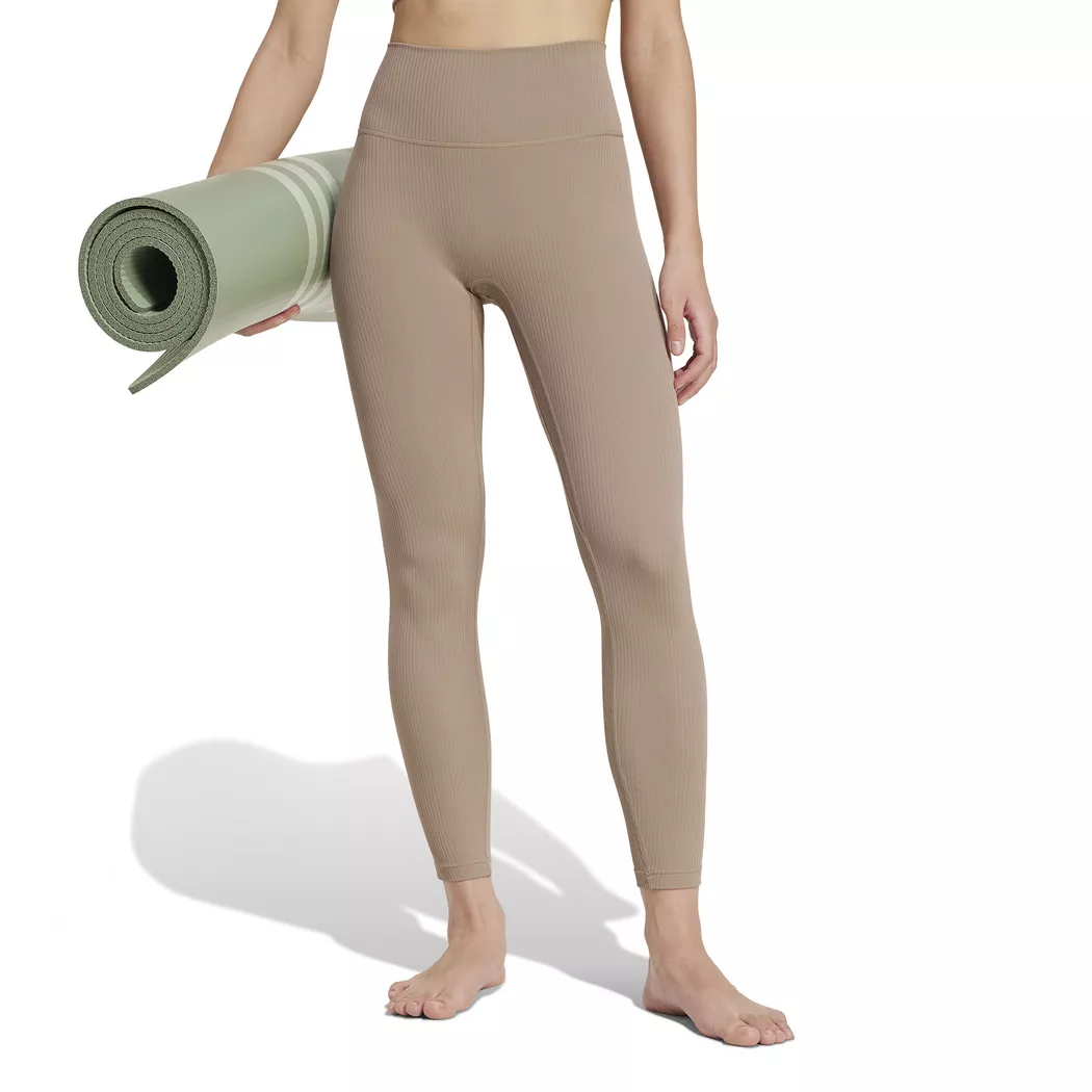 Adidas - Lange Sport Tights, für Damen, Braun, Größe XL