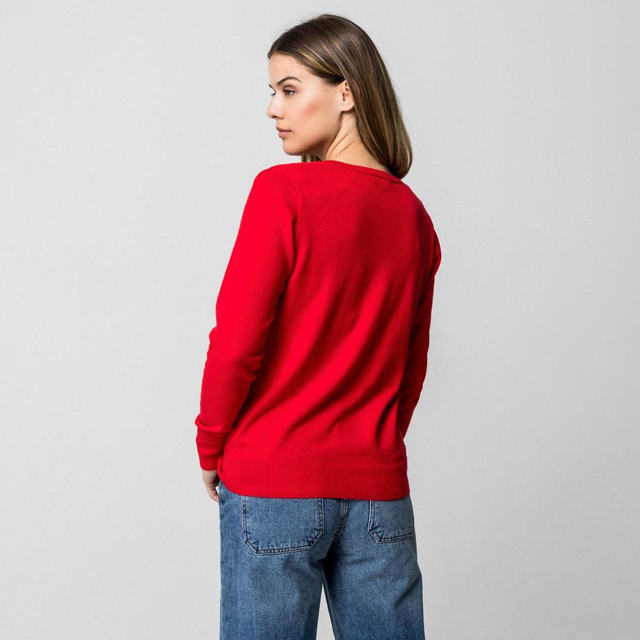 Manor Woman Pullover Col V  