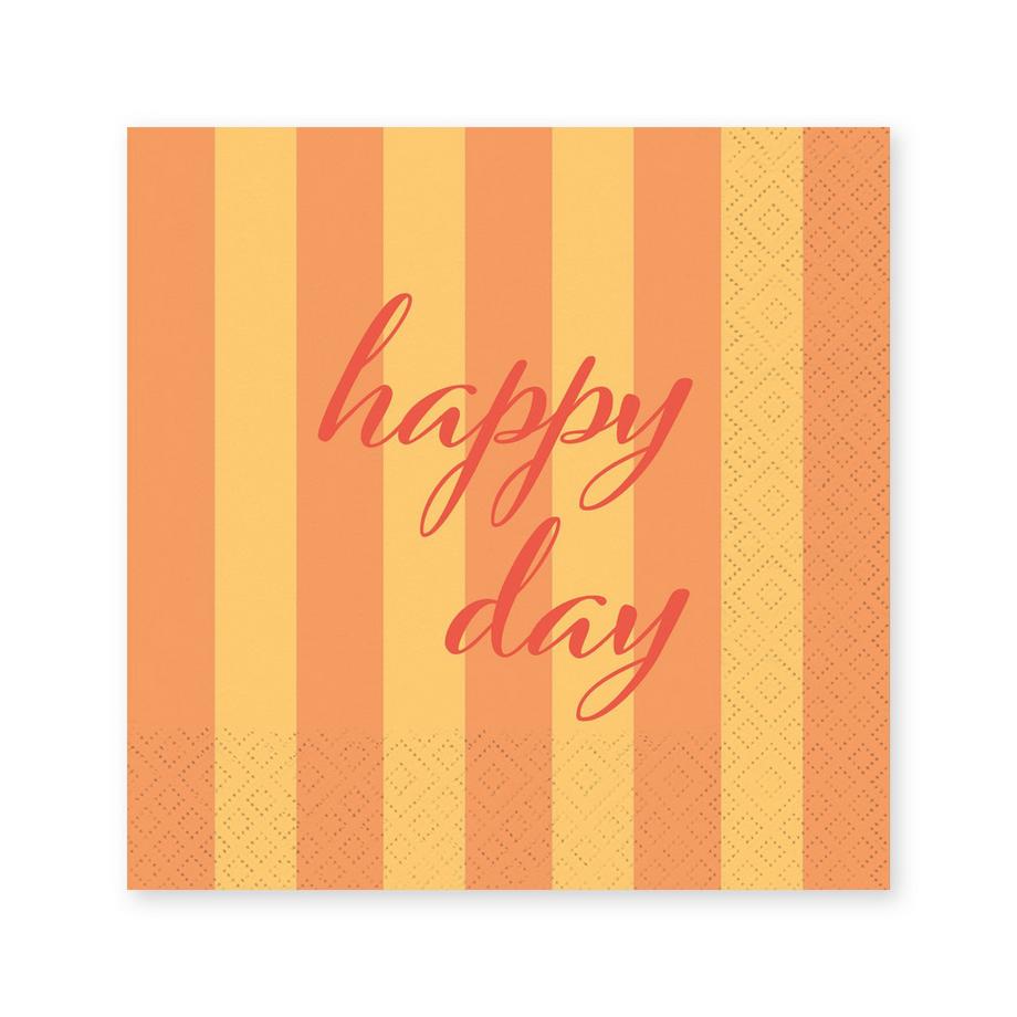 Braun + Company Serviettes en papier, 20 pièces Happy Day 