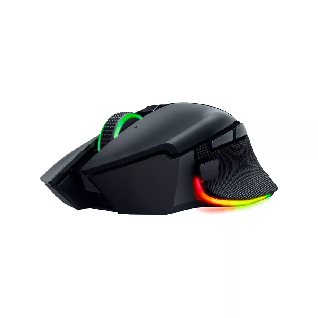 Razer Basilisk V3 Pro 35K Wireless Gaming Mouse – White – Ergonomic, Fully Customisable, 35K Optical Sensor, Chroma RGB, Tilt Wheel, 13 Programmable Controls