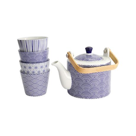 Tokyo Design Teebereiter-Set Nippon Blue 