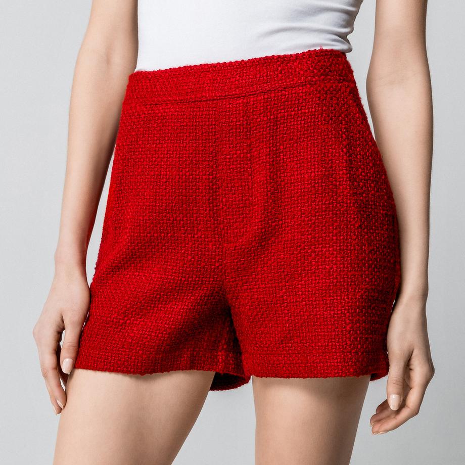 Manor Woman Retro Tweed Shorts  