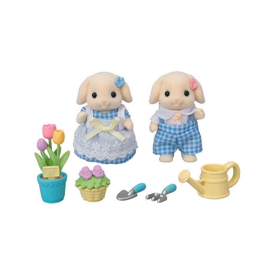 Sylvanian Families  Le frère et la sœur Lapin Bélier 