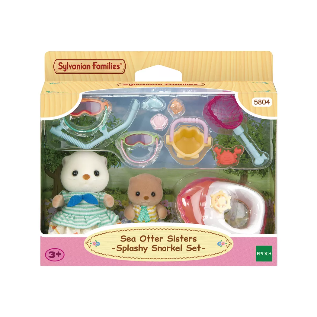 Sylvanian Families - Seeotter Schnorchel Spielset, Multicolor