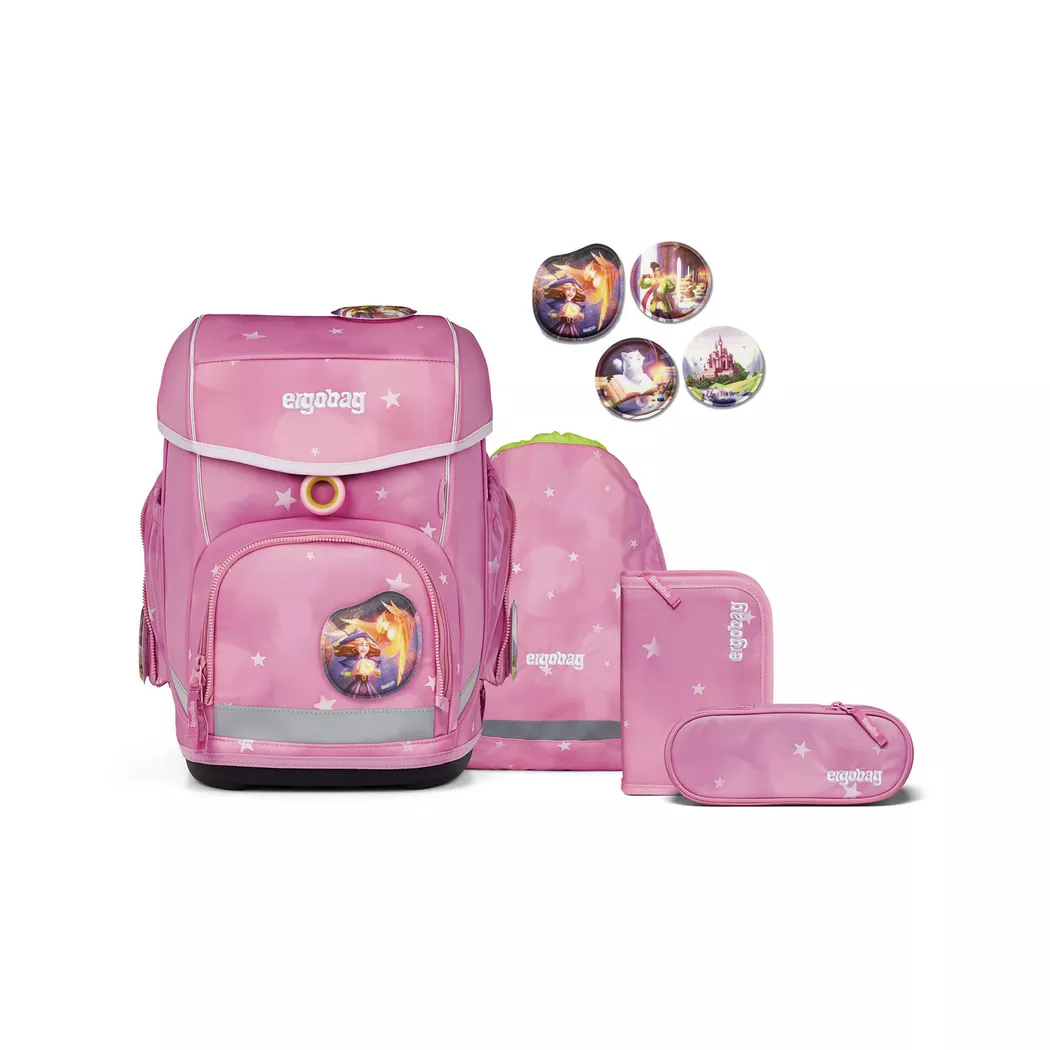 Ergobag - Schultornister-Set, 5-teilig, 28X40X25CM, Multicolor