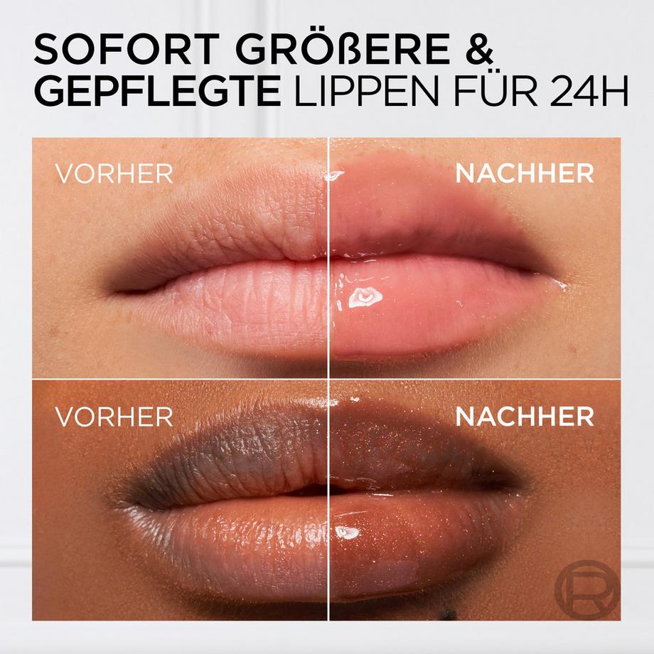 L'OREAL  Olio per labbra Plump Ambition allo ialurone 