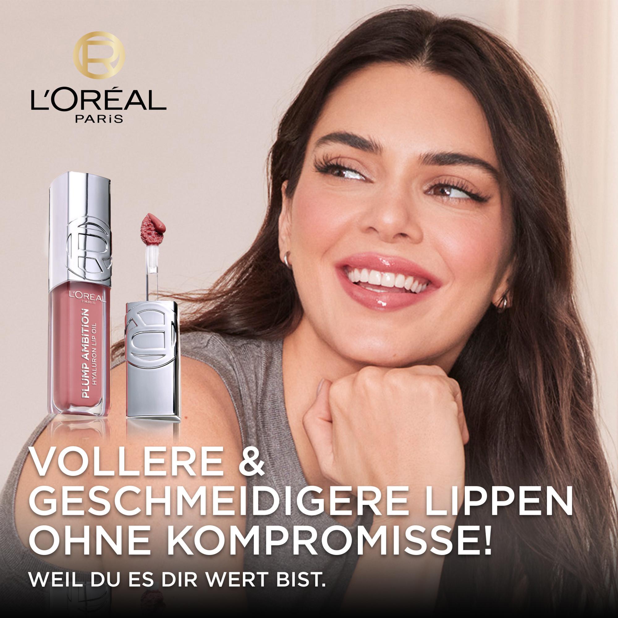 L'OREAL  Huile à lèvres Plump Ambition Hyaluron 