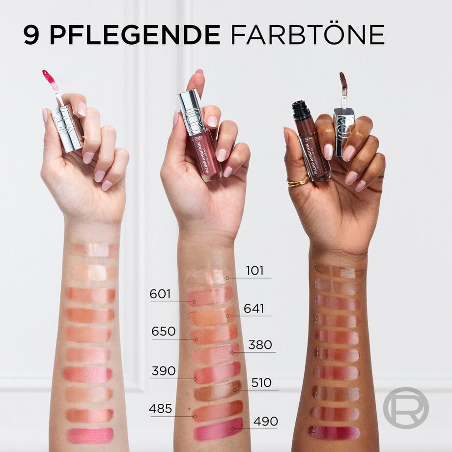 L'OREAL  Olio per labbra Plump Ambition allo ialurone 