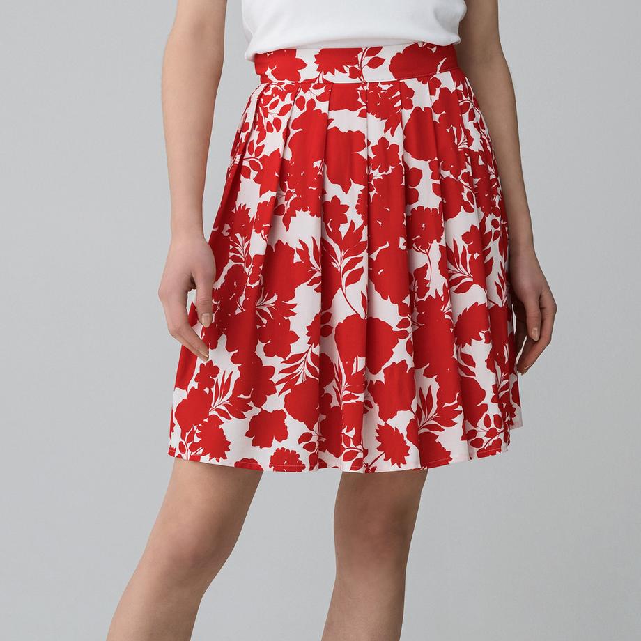 Manor Woman Gonna Corta Plissettata  