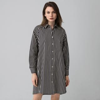 Manor Woman Robe chemise rayée  