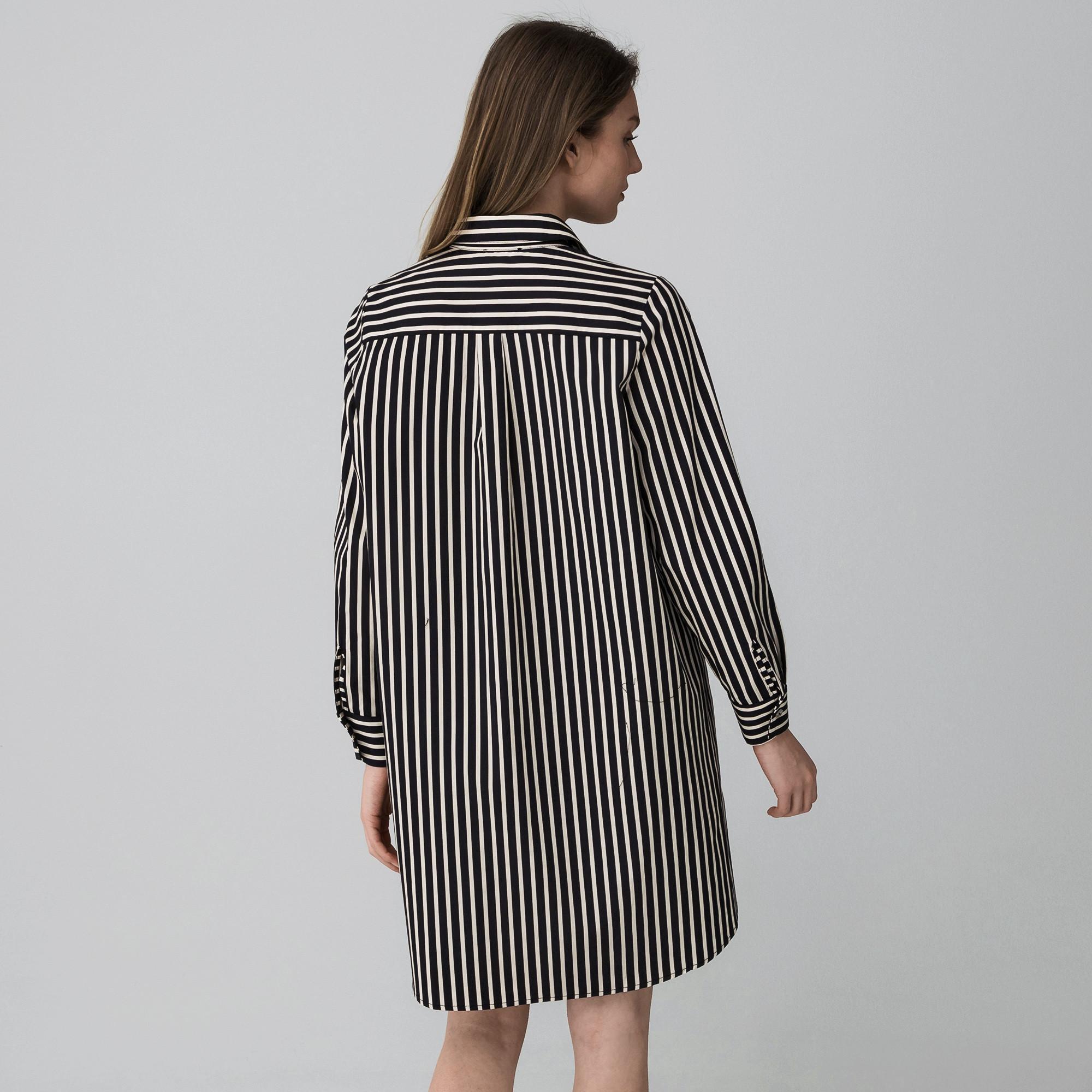 Manor Woman Robe chemise rayée  