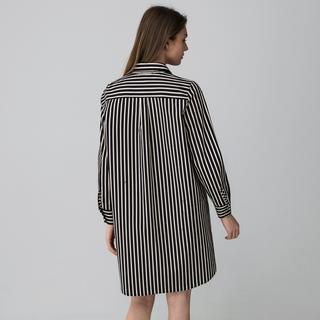 Manor Woman Robe chemise rayée  