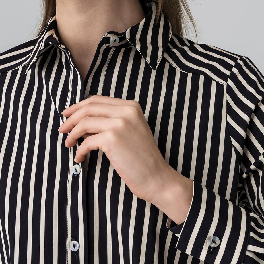 Manor Woman Gestreiftes Blusenkleid  