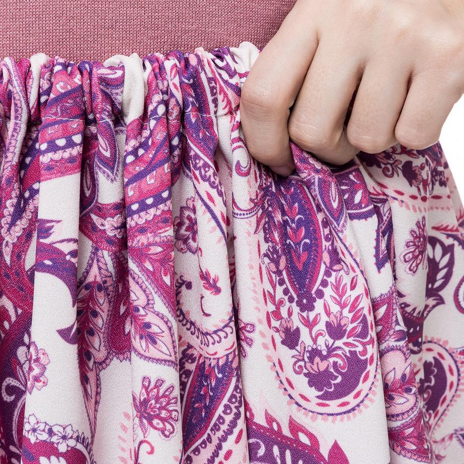 Manor Woman Minigonna con motivo Paisley  