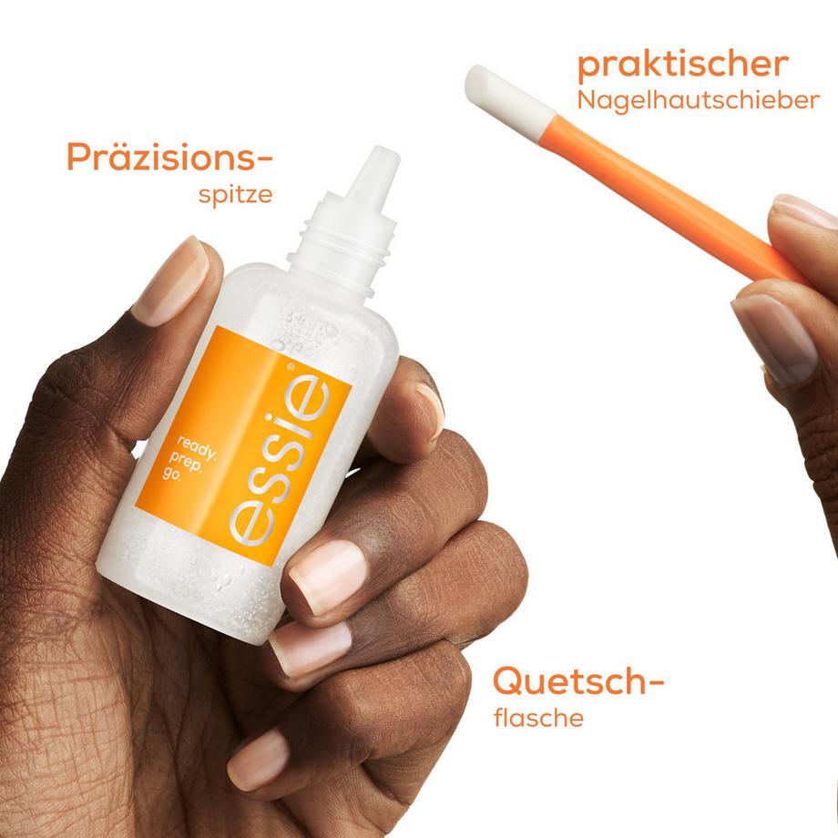 essie  Set per la cura delle unghie ready.prep.go. con rimuovi cuticole e spingi cuticole 