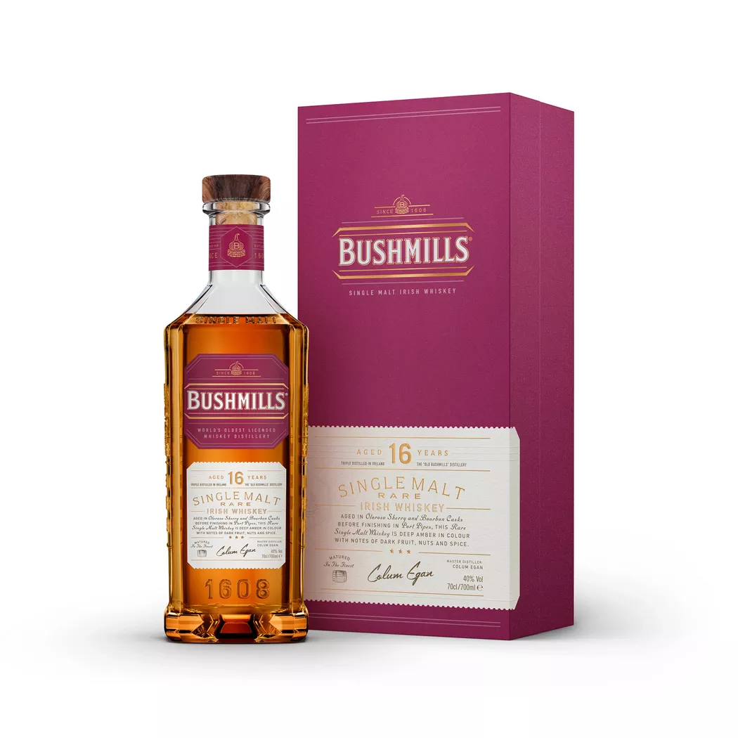 Bushmills 16 Year Three Wood Irish Whiskey 70cl