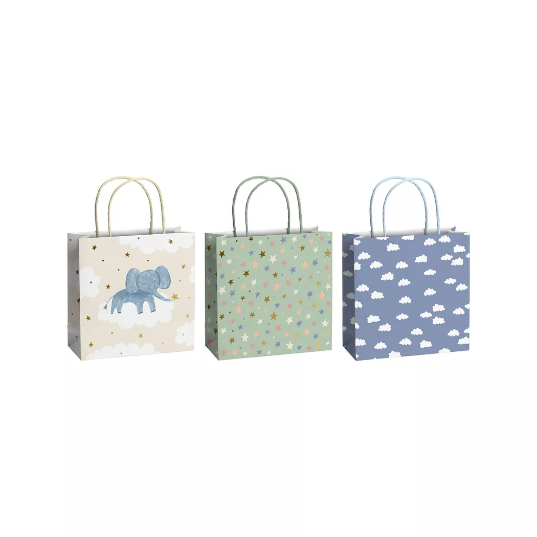 STEWO INTERNATIONAL - Geschenktasche, 20x8x20cm, Beige