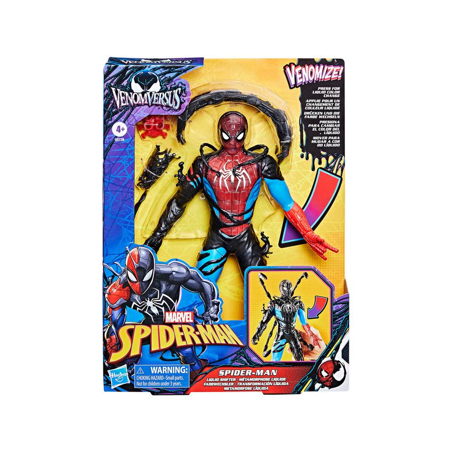 Hasbro  Marvel Spider-Man VenomVersus Spider-Man cambia colore 