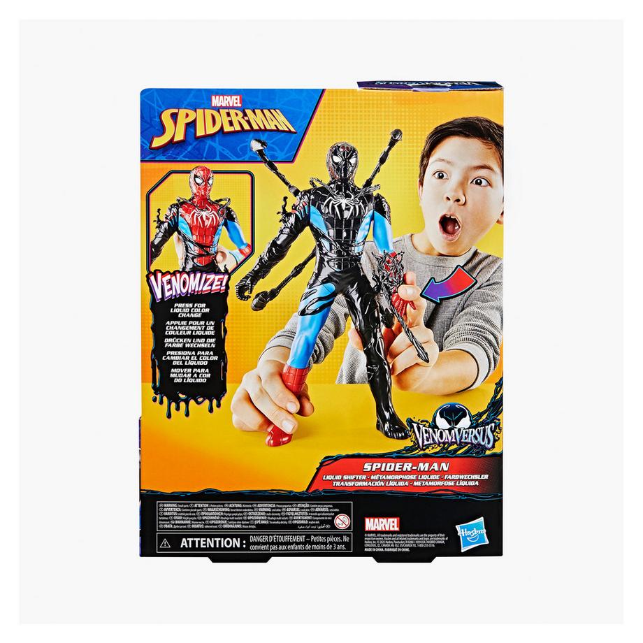 Hasbro  Marvel Spider-Man VenomVersus Spider-Man cambia colore 
