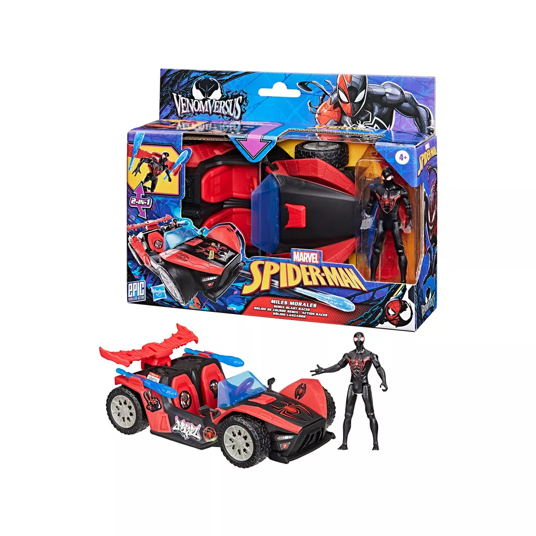 Hasbro - Venom vs. Miles Racer, Multicolor