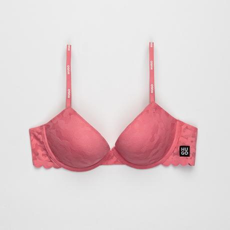 HUGO Soutien-gorge Push Up avec dentelle  