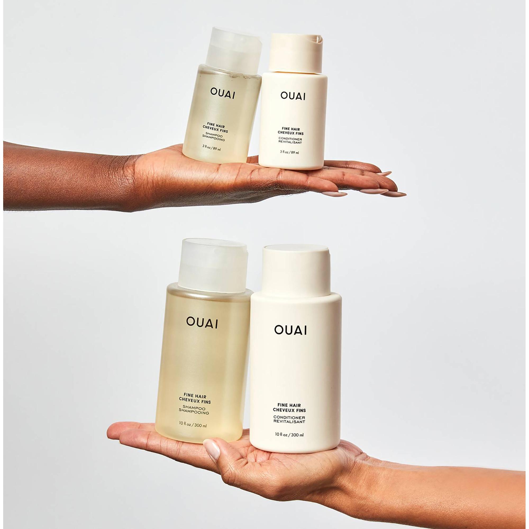 OUAI HAIRCARE Fine Hair Shampoing pour cheveux fins, Taille de voyage 